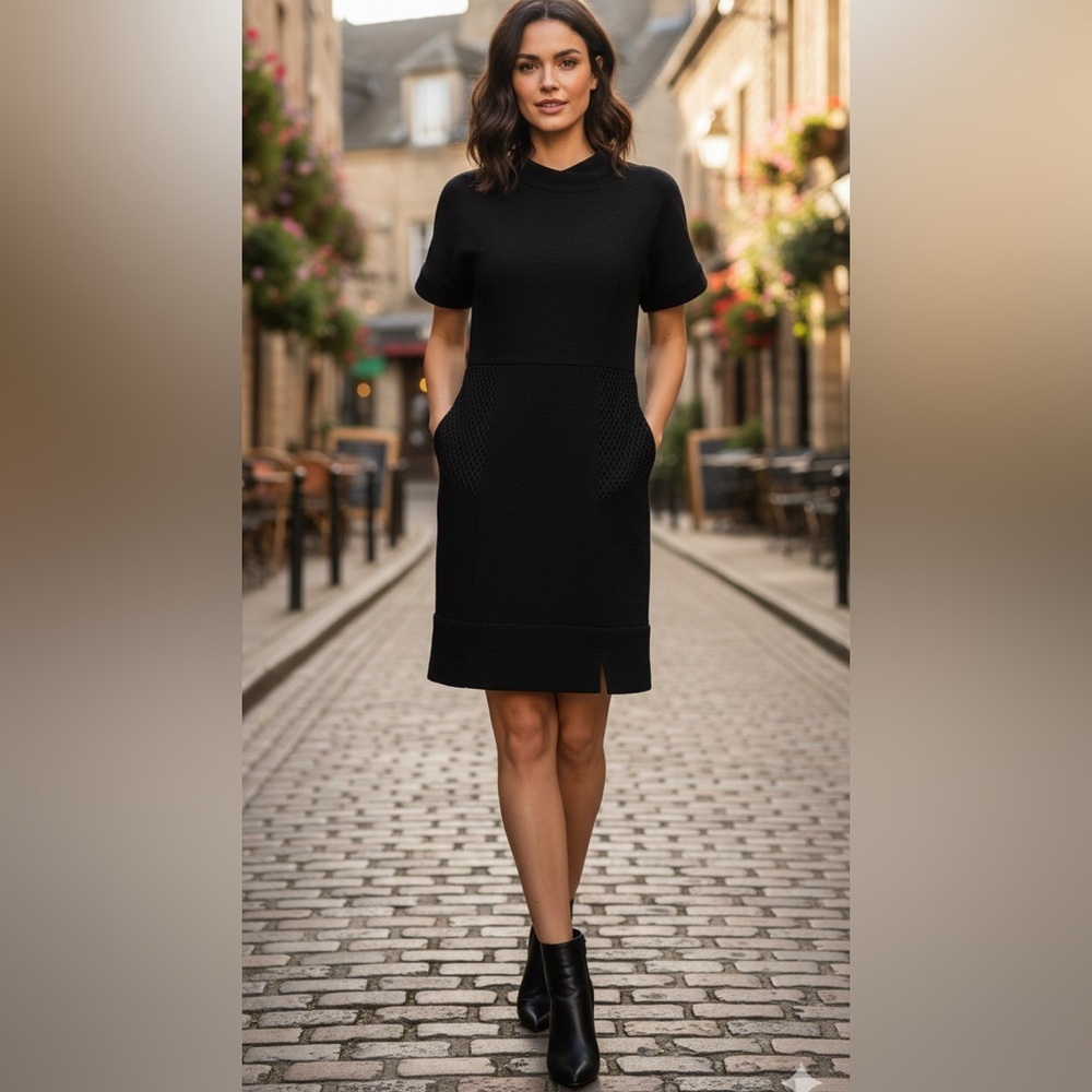 Jonathan Simkhai Mock Neck Mini Dress Size: Xs